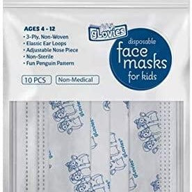 10 pack Disposable Kids Face Masks