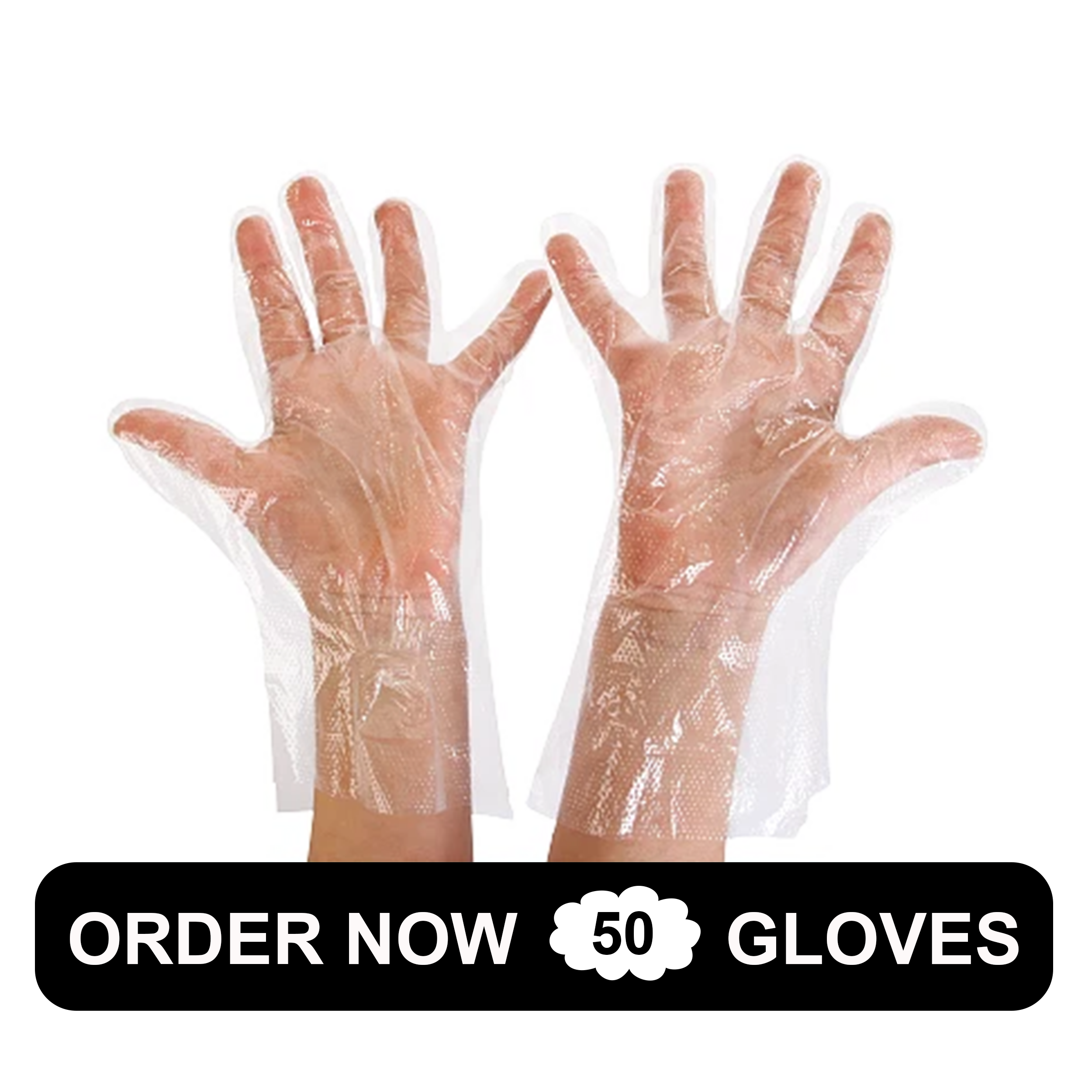 50 Pack gLovies Latex-Free Multipurpose Gloves