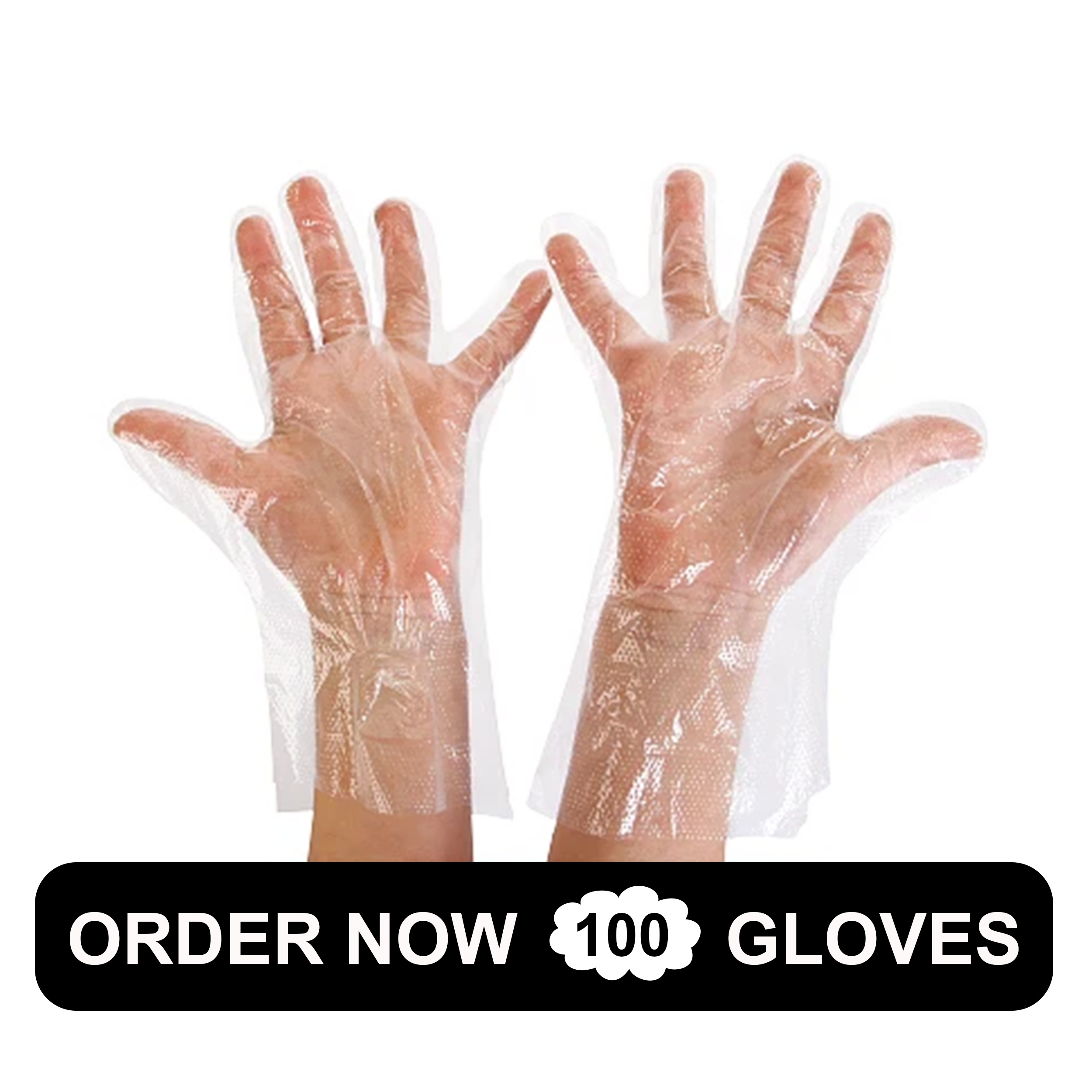 100 Pack gLovies Latex-Free Multipurpose Gloves